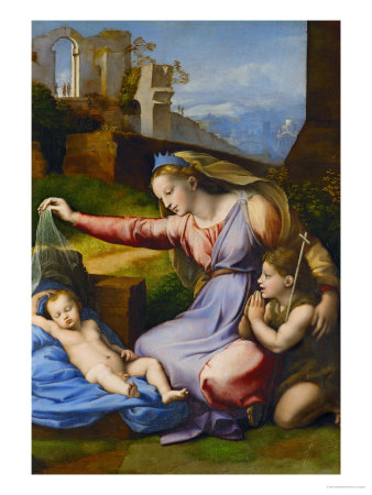 Raphael Virgin with the Blue Coronet